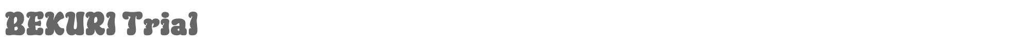 Sample characters Bekuri Font